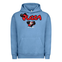Pigment Pebble Blue pucca and garu Urban Hoodie - linhVisuals