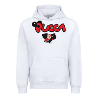 White pucca and garu Urban Hoodie - linhVisuals