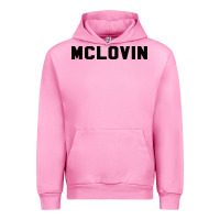 Fuchsia Pink mclovin novelty humor Urban Hoodie - linhVisuals