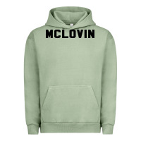 Pigment Oil Green mclovin novelty humor Urban Hoodie - linhVisuals