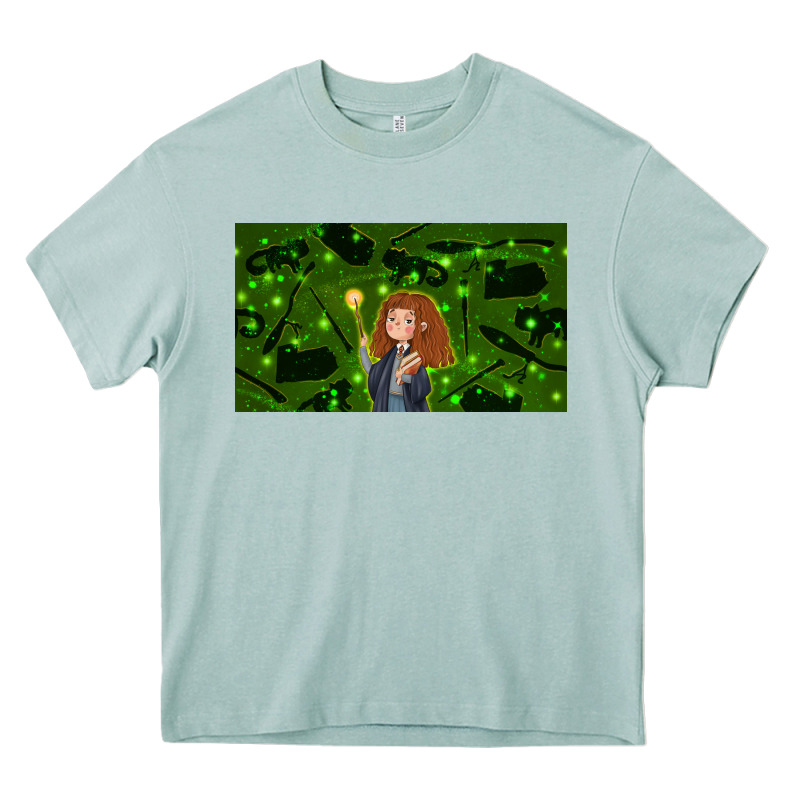 Wizard Girl And Cat Heavy Core Tee by TumblerDesignByShophia | Teevron