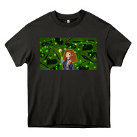 Asphalt wizard girl and cat Heavy Core Tee - TumblerDesignByShophia