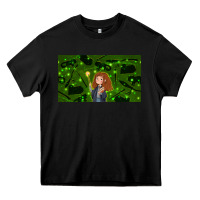 Black wizard girl and cat Heavy Core Tee - TumblerDesignByShophia