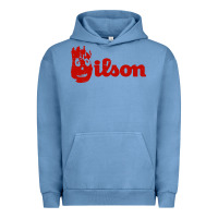 Pigment Pebble Blue wilson the volleyball from castaway Urban Hoodie - linhVisuals