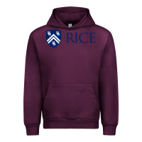 Mauve Wine Rice University Urban Hoodie - linhVisuals