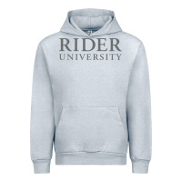 Heather Grey Rider University Urban Hoodie - linhVisuals