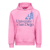 Fuchsia Pink University of San Diego Urban Hoodie - linhVisuals