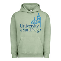 Pigment Oil Green University of San Diego Urban Hoodie - linhVisuals