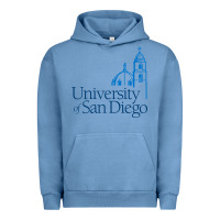 Pigment Pebble Blue University of San Diego Urban Hoodie - linhVisuals