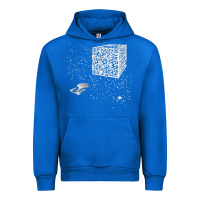 Cobalt qr code cube we are the borg Urban Hoodie - linhVisuals