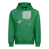 Emerald qr code cube we are the borg Urban Hoodie - linhVisuals