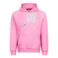 Fuchsia Pink qr code cube we are the borg Urban Hoodie - linhVisuals