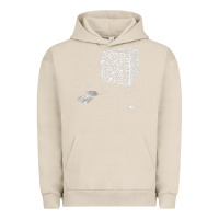 Pigment French Oak qr code cube we are the borg Urban Hoodie - linhVisuals