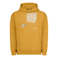 Pigment Peanut Butter qr code cube we are the borg Urban Hoodie - linhVisuals