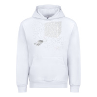 White qr code cube we are the borg Urban Hoodie - linhVisuals