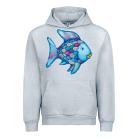Heather Grey rainbow fish Urban Hoodie - linhVisuals