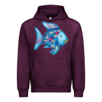Mauve Wine rainbow fish Urban Hoodie - linhVisuals