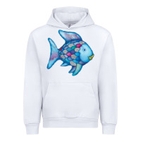 White rainbow fish Urban Hoodie - linhVisuals
