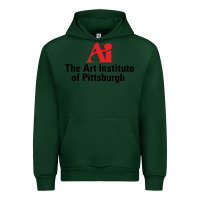Forest Green Art Institute of Pittsburgh Urban Hoodie - linhVisuals