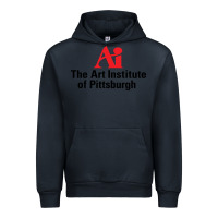 Navy Art Institute of Pittsburgh Urban Hoodie - linhVisuals