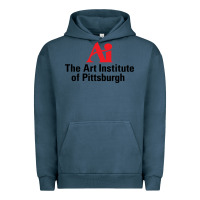 Pigment Midnight Navy Art Institute of Pittsburgh Urban Hoodie - linhVisuals