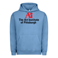 Pigment Pebble Blue Art Institute of Pittsburgh Urban Hoodie - linhVisuals