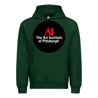 Forest Green Art Institute of Pittsburgh Urban Hoodie - linhVisuals