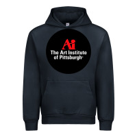 Navy Art Institute of Pittsburgh Urban Hoodie - linhVisuals