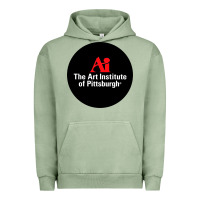 Pigment Oil Green Art Institute of Pittsburgh Urban Hoodie - linhVisuals