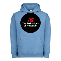Pigment Pebble Blue Art Institute of Pittsburgh Urban Hoodie - linhVisuals