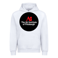 White Art Institute of Pittsburgh Urban Hoodie - linhVisuals