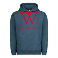 Pigment Midnight Navy wells college Urban Hoodie - linhVisuals