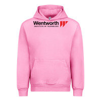 Fuchsia Pink wentworth institute of technology Urban Hoodie - linhVisuals