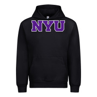 Black new york university nyu Urban Hoodie - linhVisuals