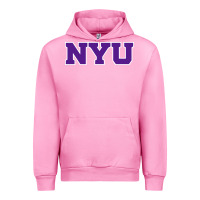 Fuchsia Pink new york university nyu Urban Hoodie - linhVisuals
