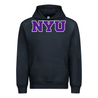 Navy new york university nyu Urban Hoodie - linhVisuals