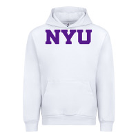 White new york university nyu Urban Hoodie - linhVisuals