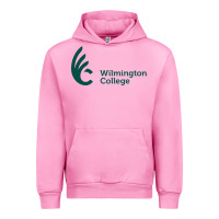 Fuchsia Pink wilmington college Urban Hoodie - linhVisuals
