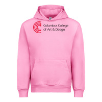 Fuchsia Pink columbus college of art and design Urban Hoodie - linhVisuals