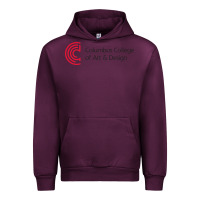 Mauve Wine columbus college of art and design Urban Hoodie - linhVisuals