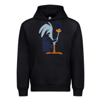 Black The Road Runner Show Urban Hoodie - linhVisuals