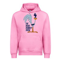 Fuchsia Pink The Road Runner Show Urban Hoodie - linhVisuals
