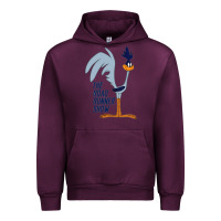 Mauve Wine The Road Runner Show Urban Hoodie - linhVisuals