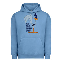 Pigment Pebble Blue The Road Runner Show Urban Hoodie - linhVisuals