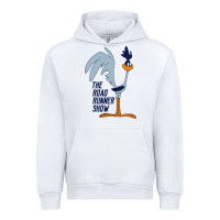 White The Road Runner Show Urban Hoodie - linhVisuals