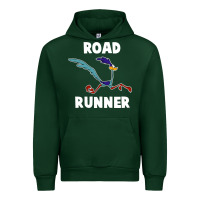 Forest Green Road Runner Beep Beep Urban Hoodie - linhVisuals