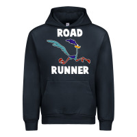 Navy Road Runner Beep Beep Urban Hoodie - linhVisuals