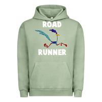 Pigment Oil Green Road Runner Beep Beep Urban Hoodie - linhVisuals