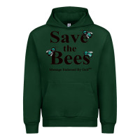 Forest Green save the bees   tyler the creator Urban Hoodie - linhVisuals