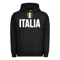 Pigment Black italia soccer jersey Urban Hoodie - linhVisuals